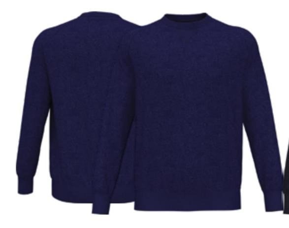 Callaway Crew Neck Merino Herren Pullover, indigo heather