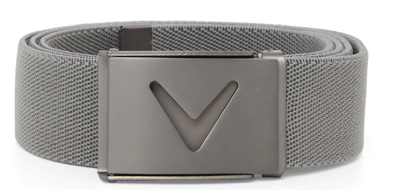Callaway V-Logo Web Herren Gürtel, grau