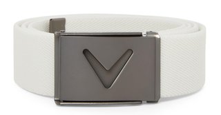 Callaway V-Logo Web Herren Gürtel, weiss
