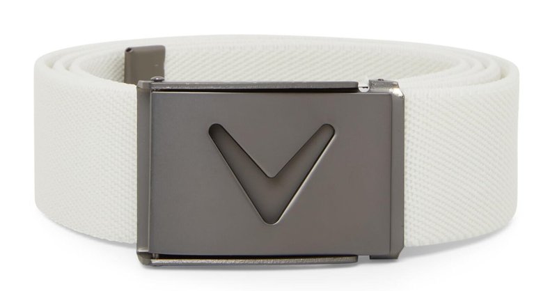 Callaway V-Logo Web Herren Gürtel, weiss