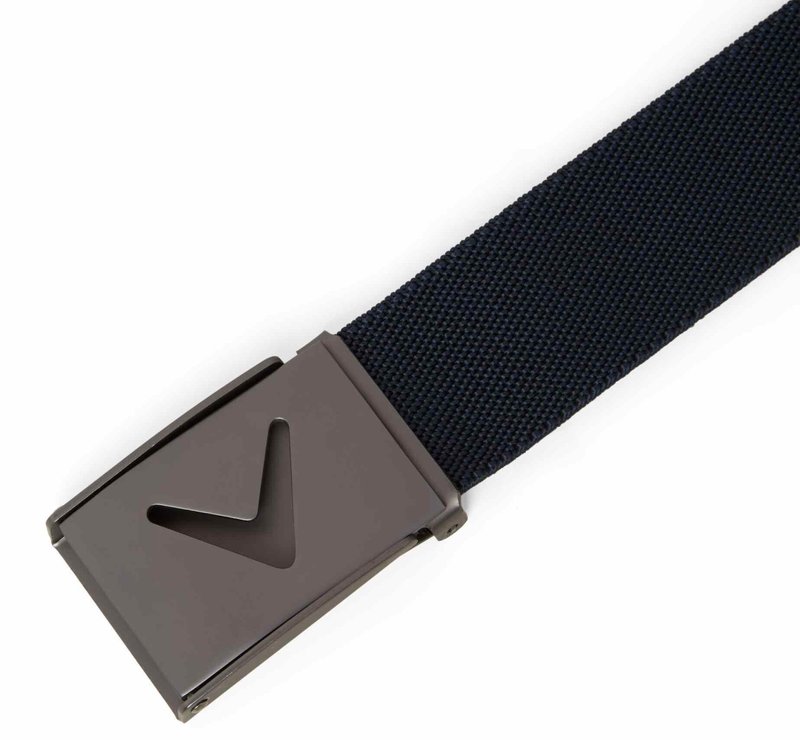 Callaway V-Logo Web Herren Gürtel, dunkelblau