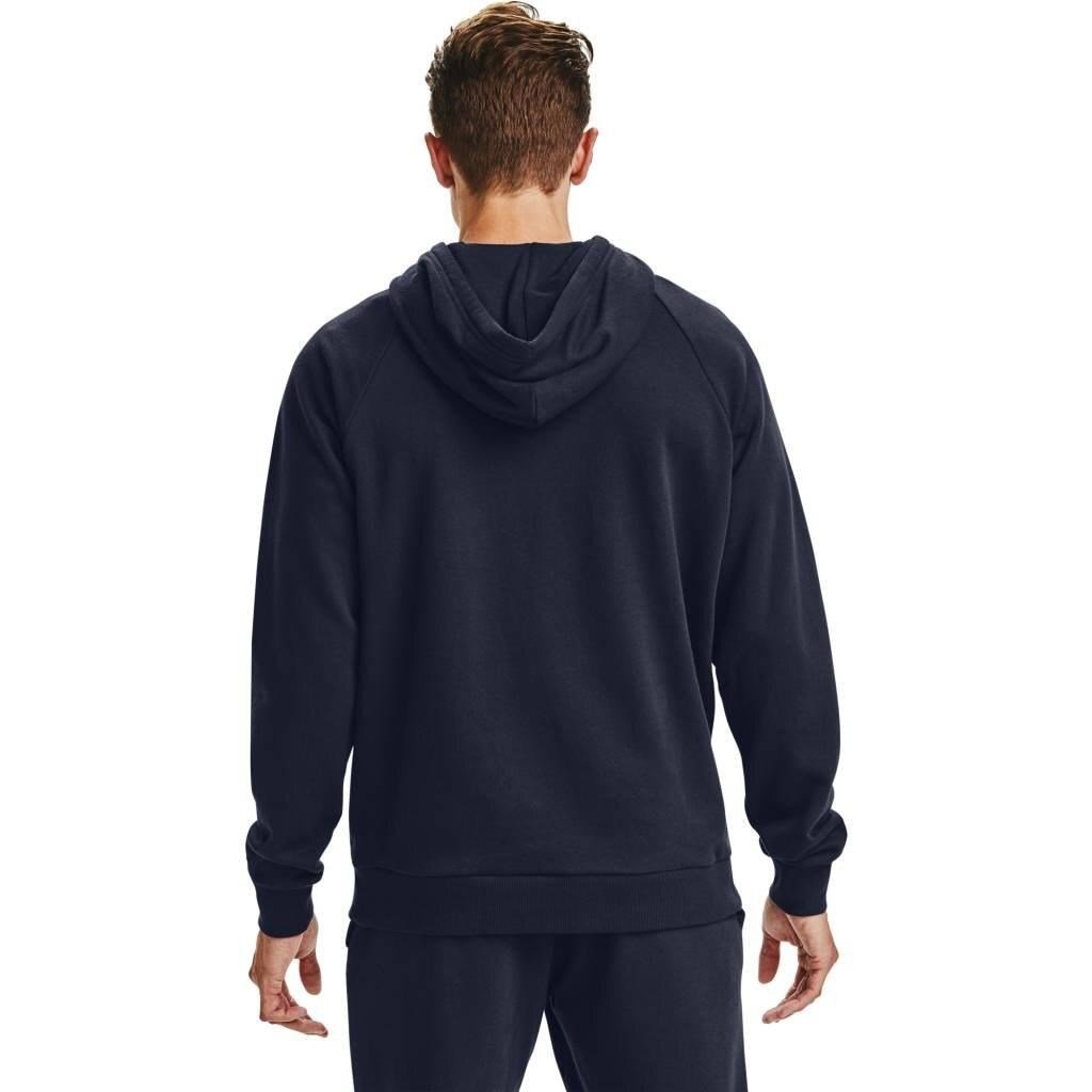 Under Armour Rival Fleece Big Logo Hoodie Herren Sweatshirt, dunkelblau