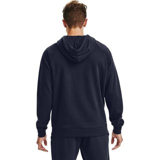 Under Armour Rival Fleece Big Logo Hoodie Herren Sweatshirt, dunkelblau