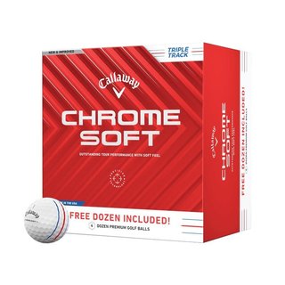 Callaway Chrome Soft Triple Track Golfbälle, 48Stk.