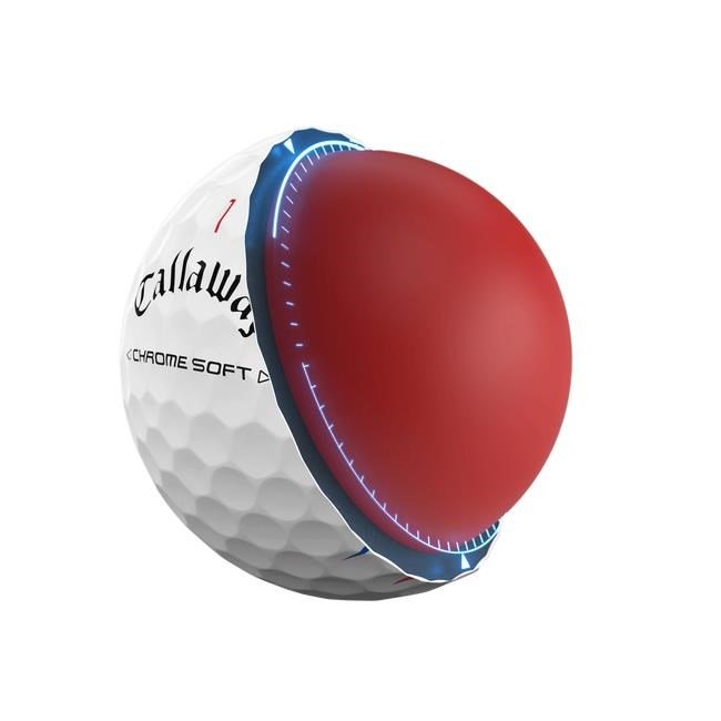 Callaway Chrome Soft Triple Track Golfbälle, 48Stk.