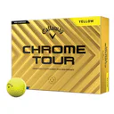 Callaway Chrome Tour Golfbälle, gelb