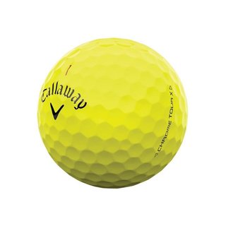 Callaway Chrome Tour X Golfbälle, gelb