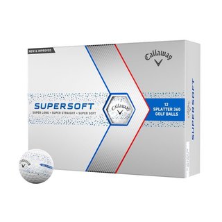 Callaway Supersoft Splatter 360 Blue Golfbälle