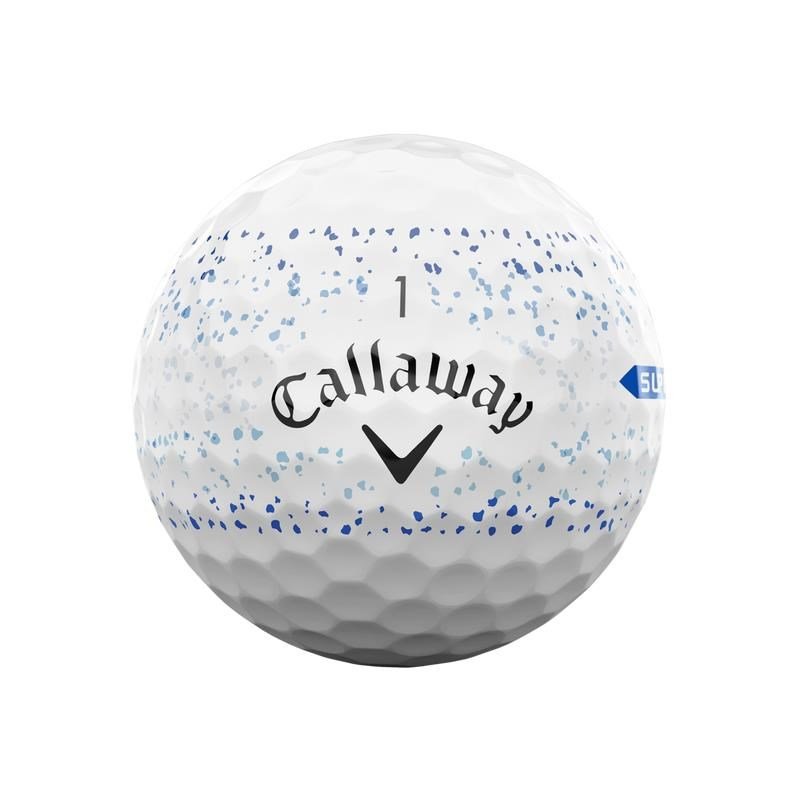 Callaway Supersoft Splatter 360 Blue Golfbälle