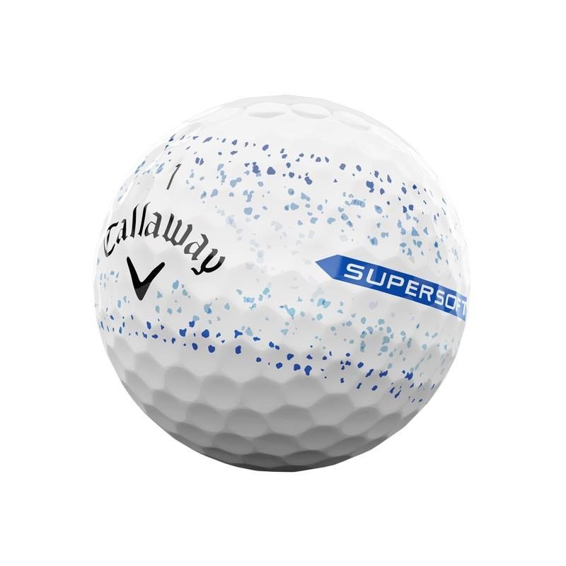 Callaway Supersoft Splatter 360 Blue Golfbälle