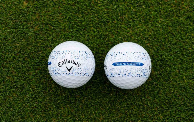 Callaway Supersoft Splatter 360 Blue Golfbälle