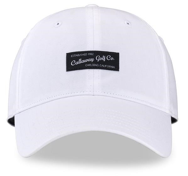 Callaway Relaxed Retro Herren Cap, weiss/schwarz