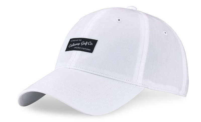 Callaway Relaxed Retro Herren Cap, weiss/schwarz