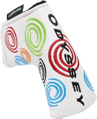 Odyssey Tour Swirl Putter Headcover, white, BLADE