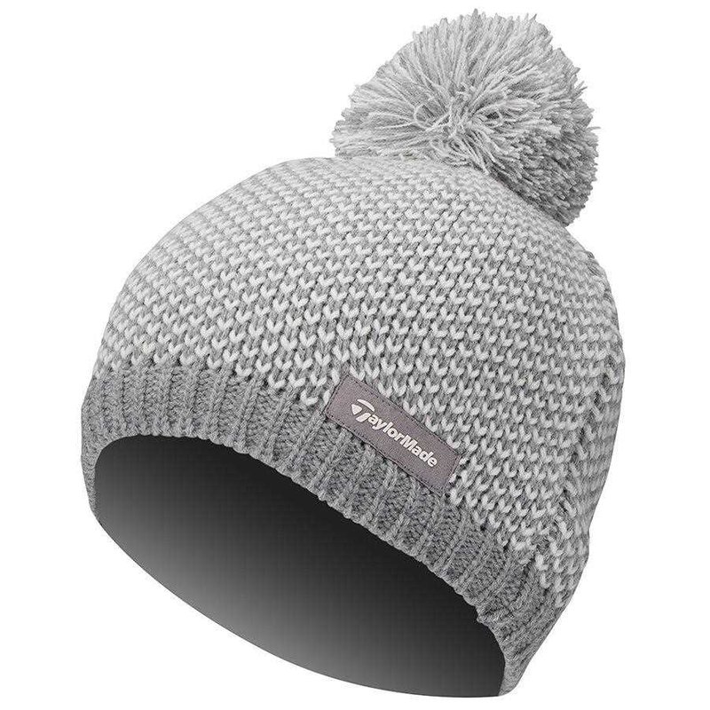 TaylorMade Beanie Damen Wintermütze, grau