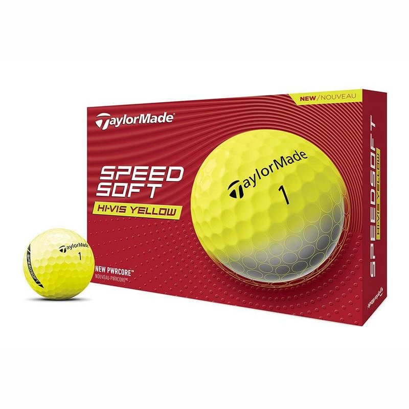 TaylorMade SpeedSoft Golfbälle, gelb