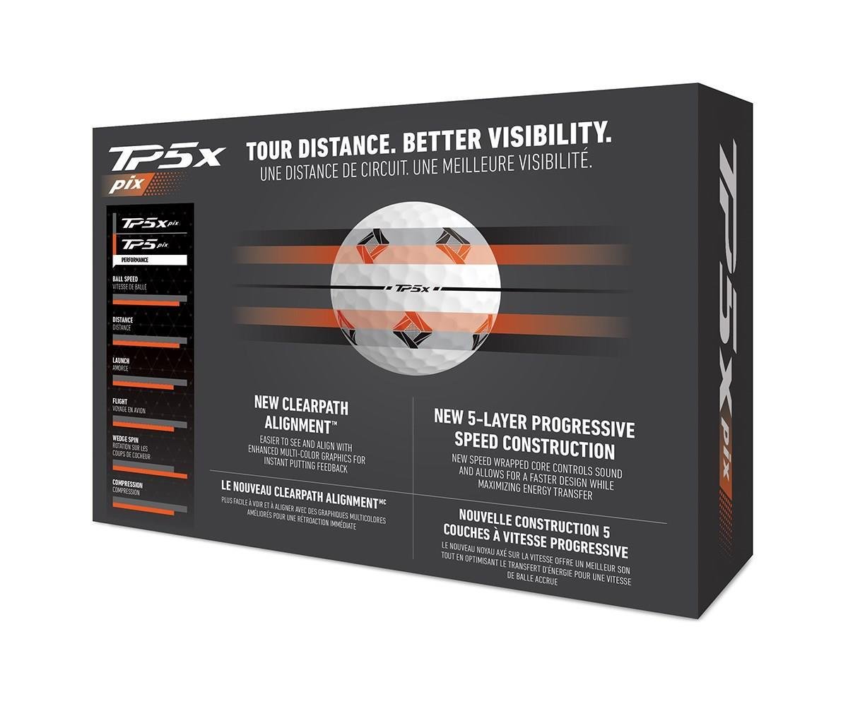 TaylorMade TP5x pix 3.0 Golfbälle