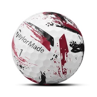 TaylorMade SpeedSoft Ink Golfbälle, rot