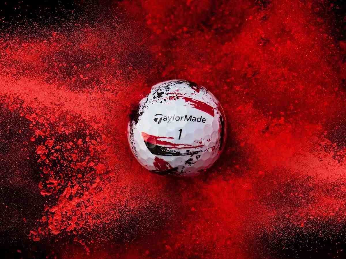 TaylorMade SpeedSoft Ink Golfbälle, rot