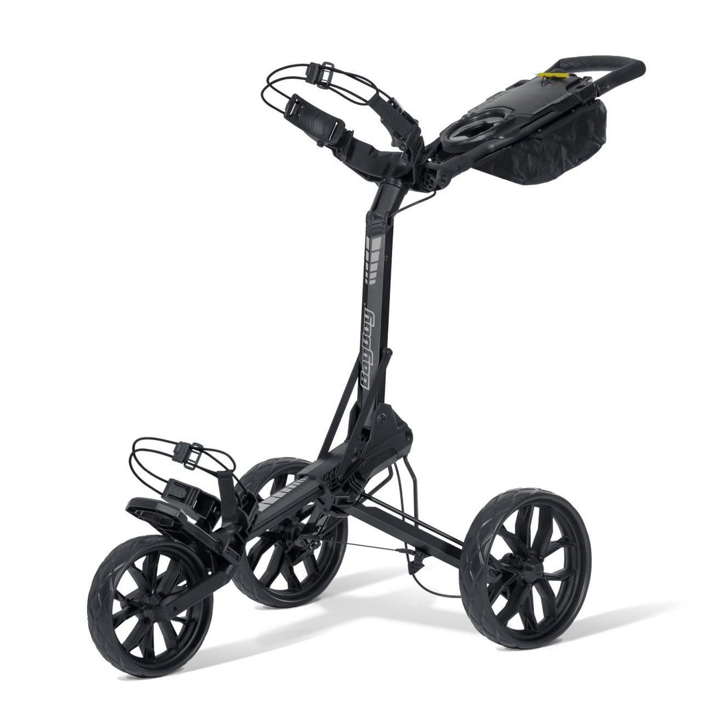 Bag Boy Slimfold Compact manueller Trolley, schwarz/schwarz