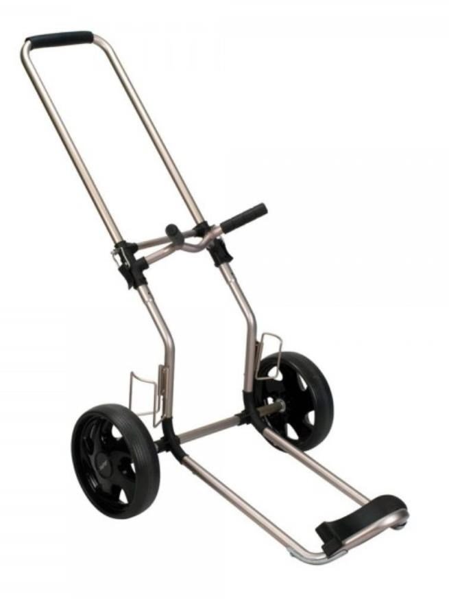 Bag Boy Rental Dual Tube manueller Trolley, Silber Aluminium