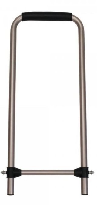 Bag Boy Rental Dual Tube manueller Trolley, Silber Aluminium