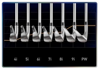 TaylorMade Qi Herren Eisen, Stahl