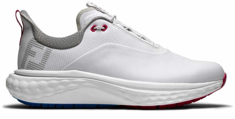 FootJoy Quantum Damen Golfschuhe, weiss/blau/rosa