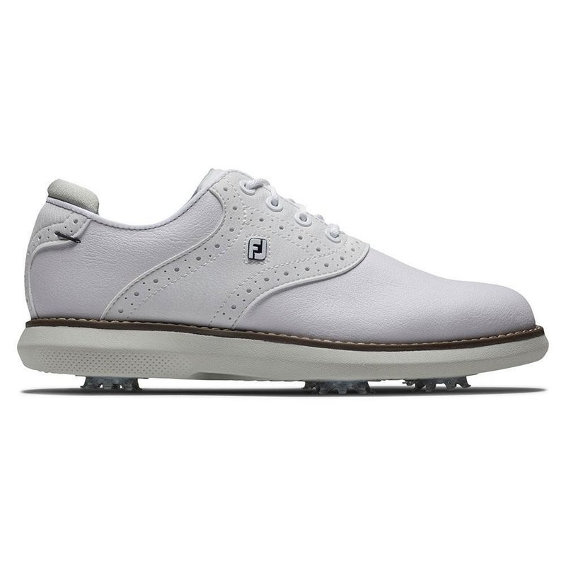FootJoy Traditions Junior Golfschuhe, weiss/grau