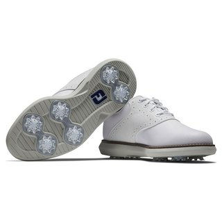 FootJoy Traditions Junior Golfschuhe, weiss/grau