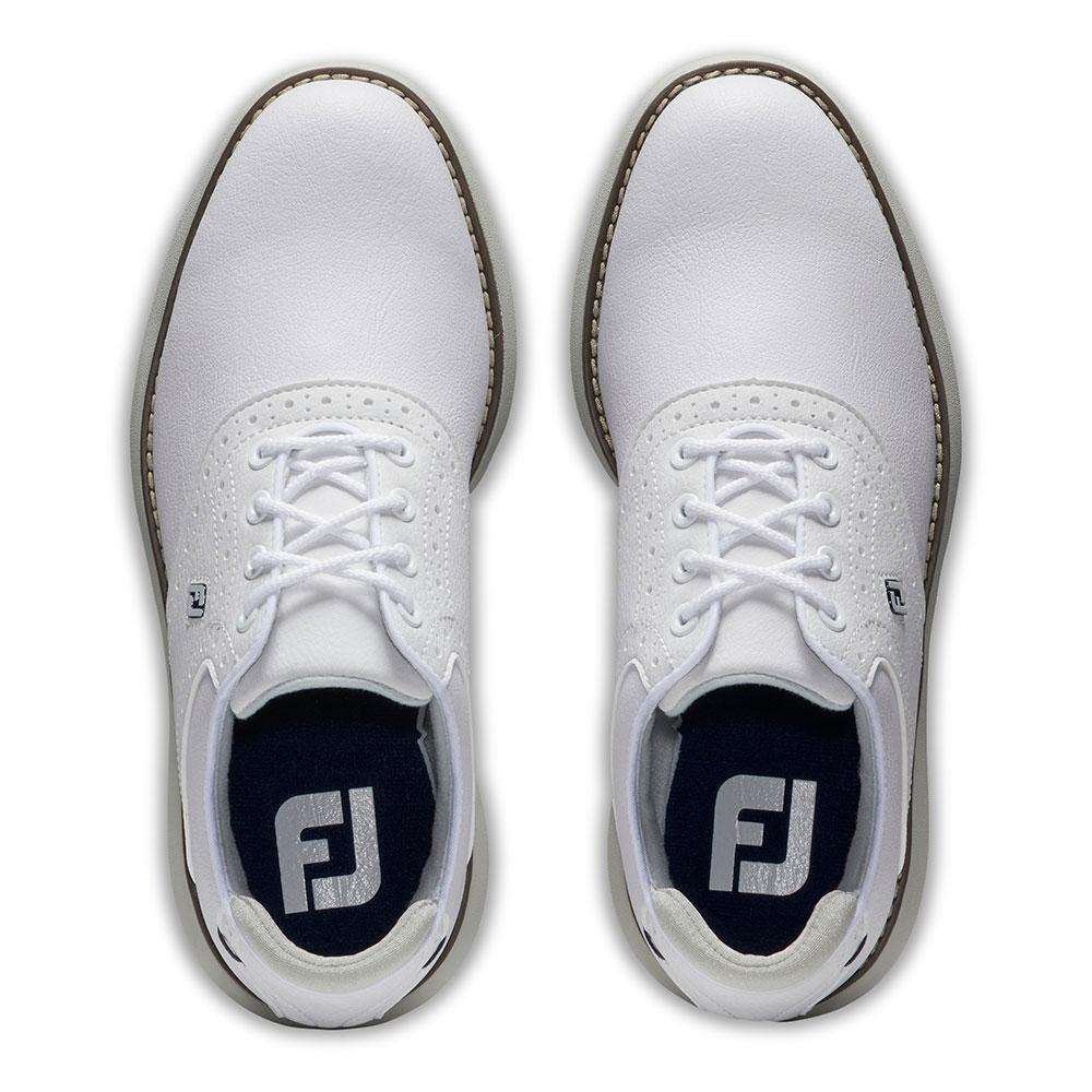 FootJoy Traditions Junior Golfschuhe, weiss/grau