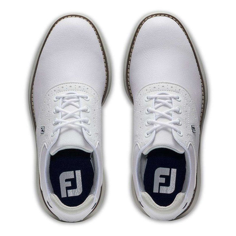 FootJoy Traditions Junior Golfschuhe, weiss/grau