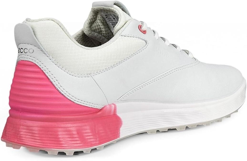 Ecco S-Three Damen Golfschuhe, weiss/rosa