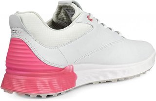Ecco S-Three Damen Golfschuhe, weiss/rosa