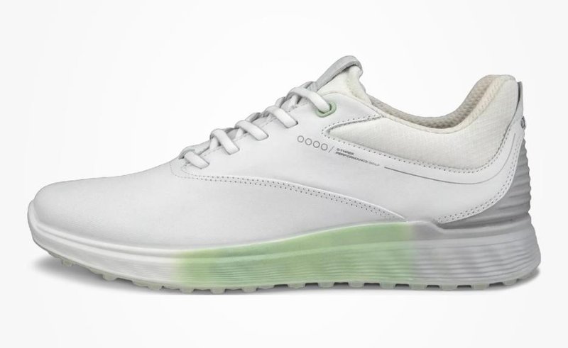 Ecco S-Three Damen Golfschuhe, weiss/matcha