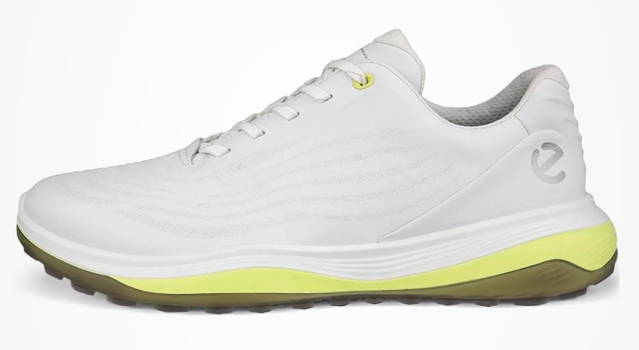 Ecco LT1 Herren Golfschuhe, weiss/gelb