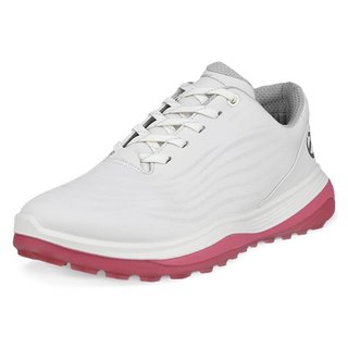Ecco LT1 Waterproof Damen Golfschuhe, weiss/rosa