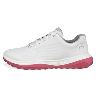 Ecco LT1 Waterproof Damen Golfschuhe, weiss/rosa