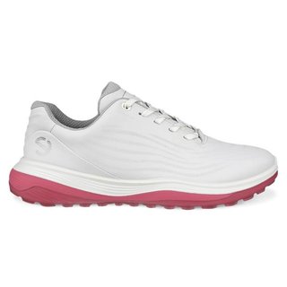 Ecco LT1 Waterproof Damen Golfschuhe, weiss/rosa