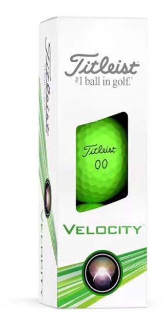 Titleist Velocity Golfbälle, grün