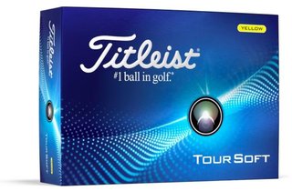 Titleist Tour Soft Golfbälle, gelb