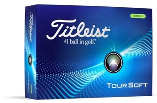 Titleist Tour Soft Golfbälle, grün