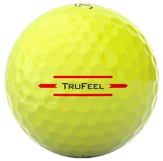 Titleist TruFeel Golfbälle, gelb, 12 Stk.