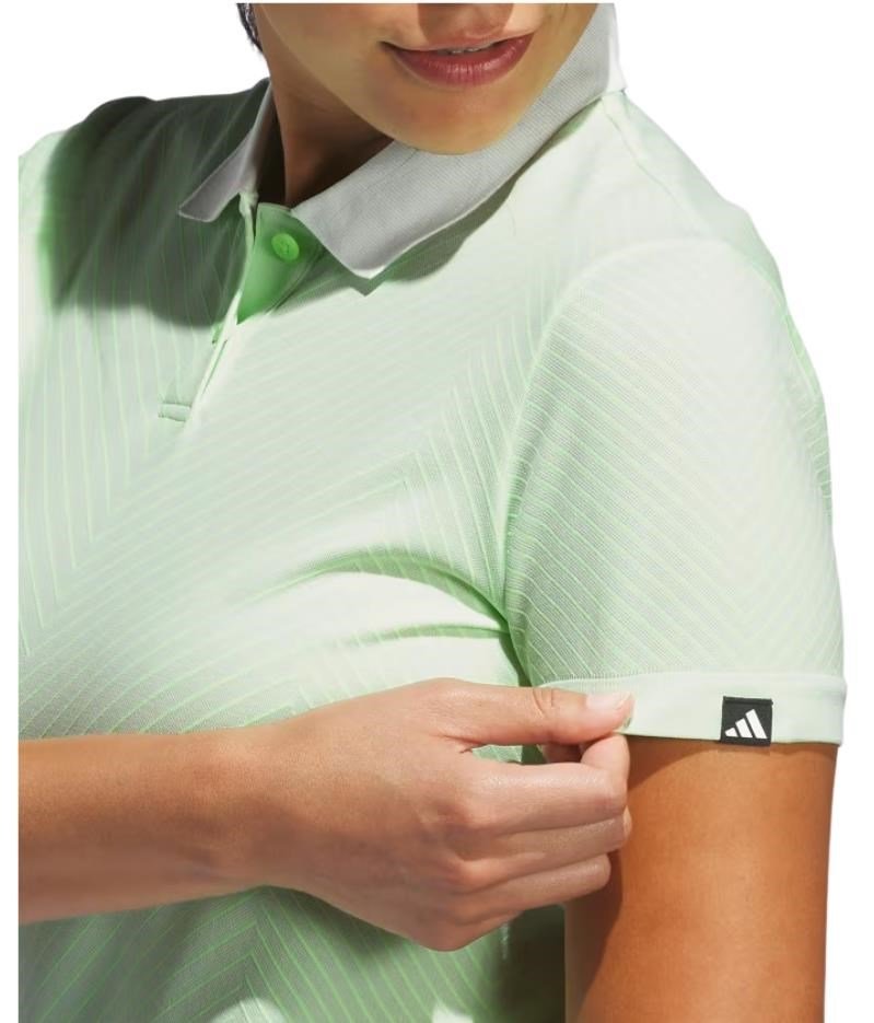Adidas Ultimate365 Tour PrimeKnit Damen Poloshirt, crystal jade