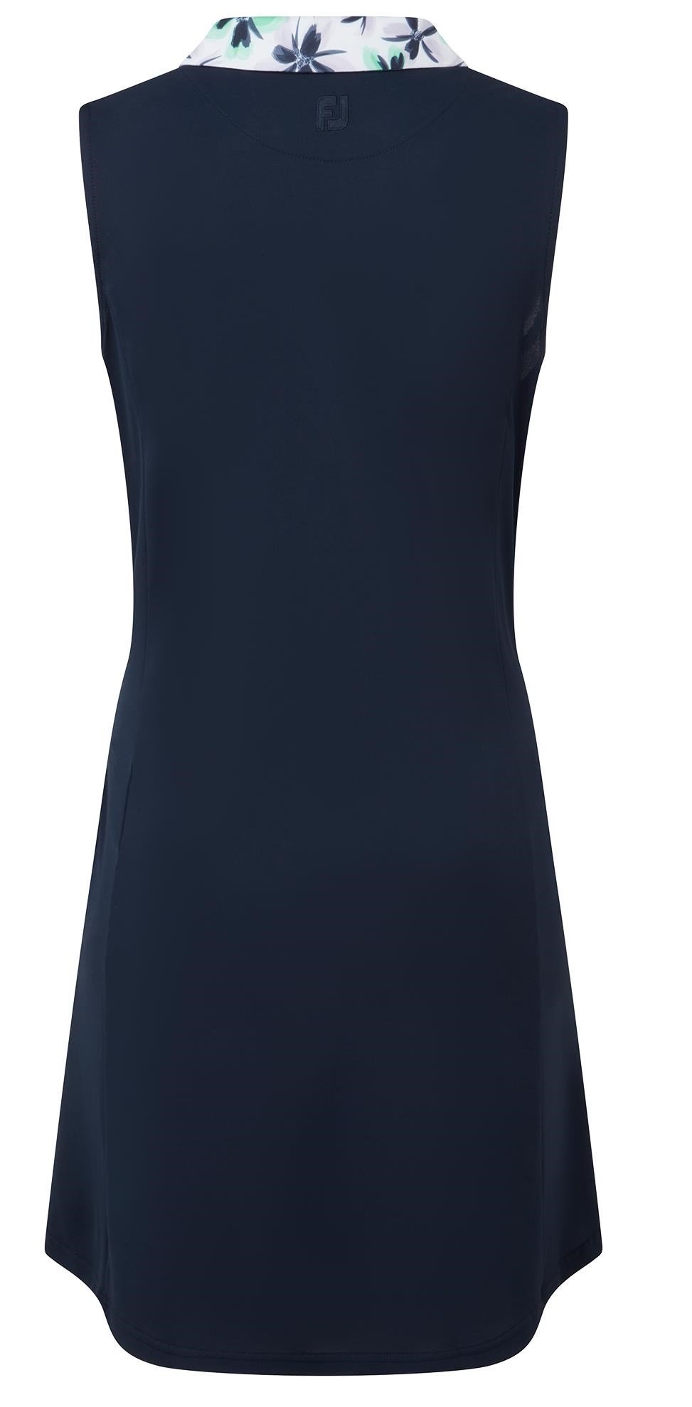 FootJoy Floral Trim Golf Damen Golfkleid, dunkelblau
