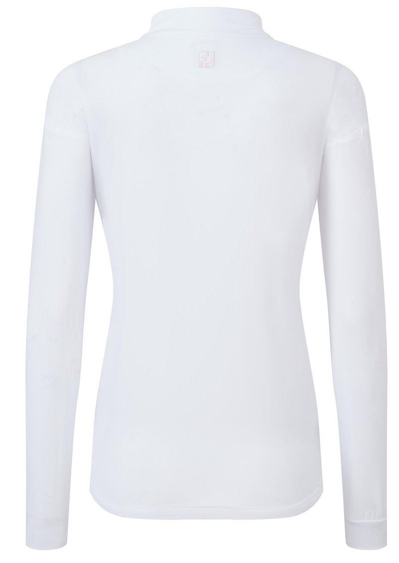 FootJoy Lightweight Full-Zip Damenjacke, weiss/rosa