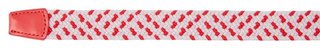 FootJoy Braided Damen Gürtel, rot/weiss/rosa