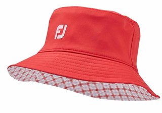 FootJoy Reversible Damen Bucket Hut, rot