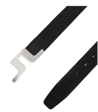 J.Lindeberg Bridger Leather Herren Gürtel, schwarz