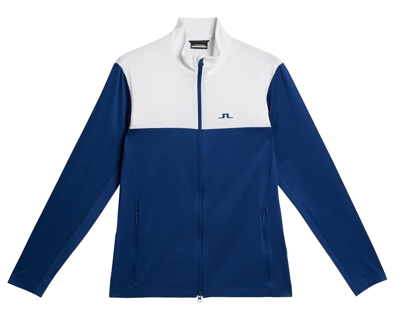 J.Lindeberg Banks Herren Sweatshirt, blau/weiss